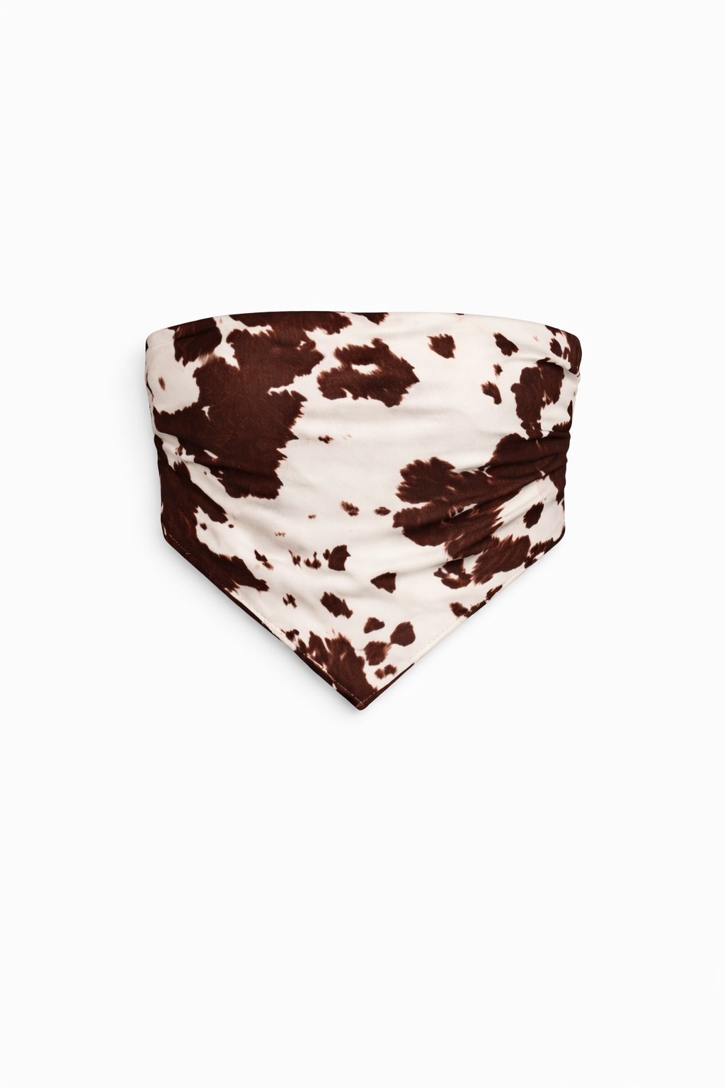 Texas Cow Print Bandana Top