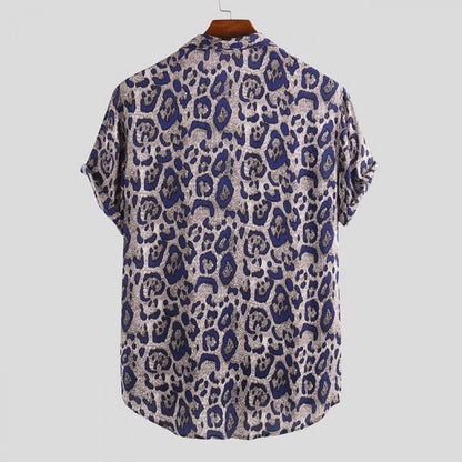 European And American Fashion Leopard Print Shirt