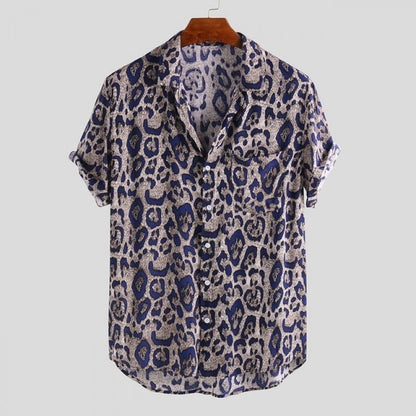 European And American Fashion Leopard Print Shirt
