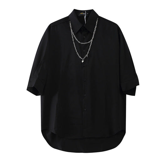 Short Sleeve Shirt Men's Streetwear Design Shirt
