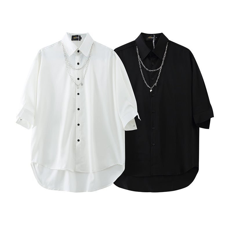 Short Sleeve Shirt Men's Streetwear Design Shirt