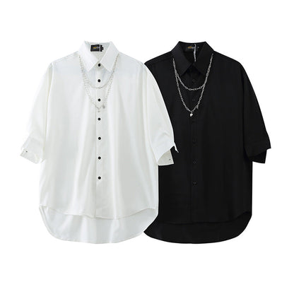 Short Sleeve Shirt Men's Streetwear Design Shirt