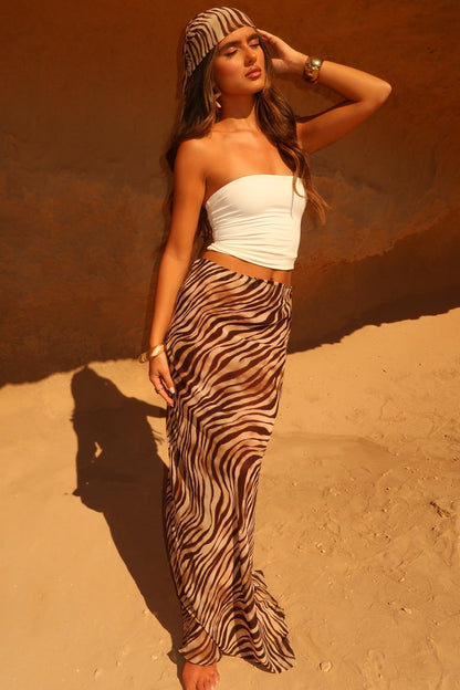 Marina Maxi Skirt - Desert