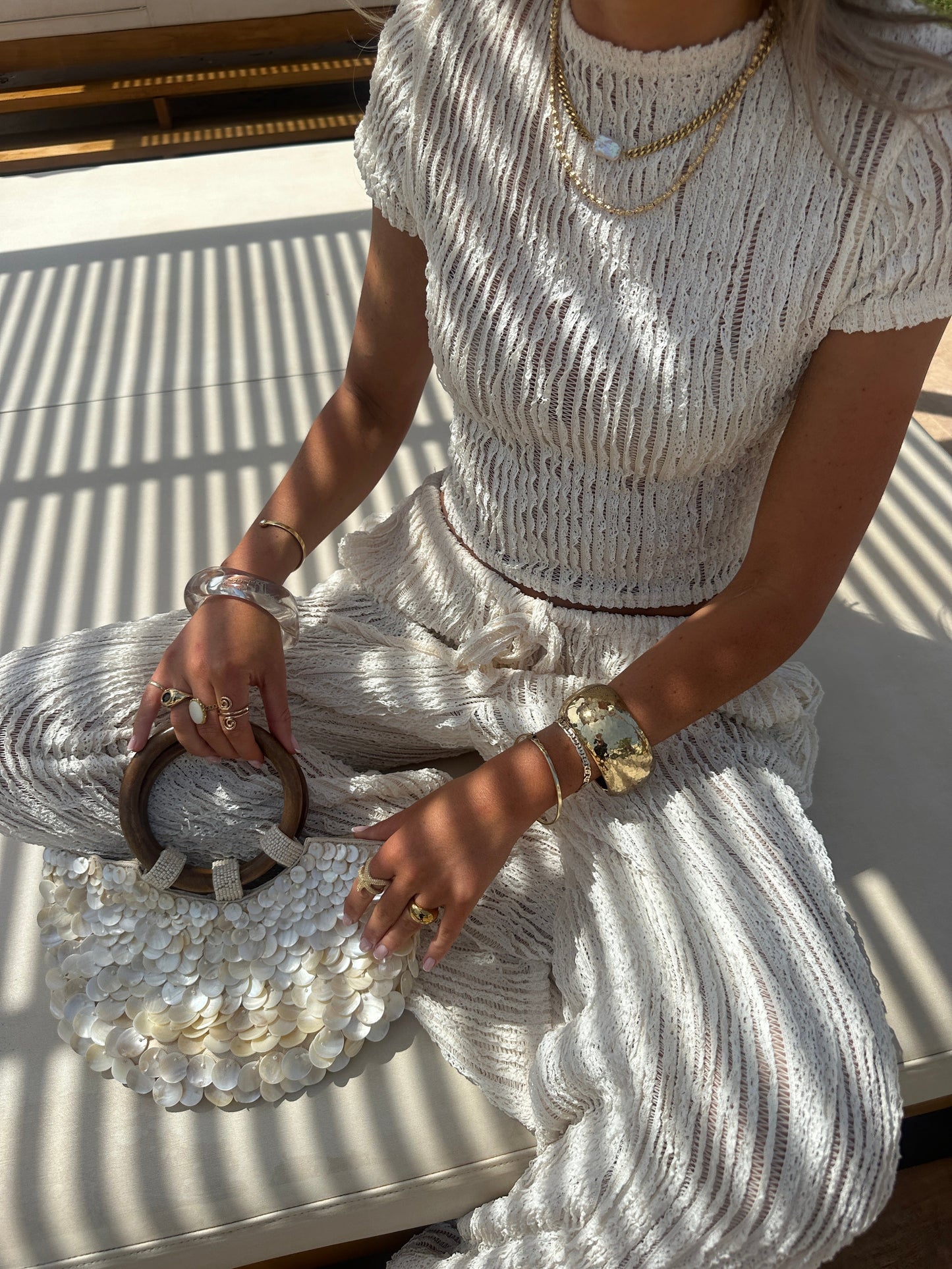 Soleil Trousers - Ivory
