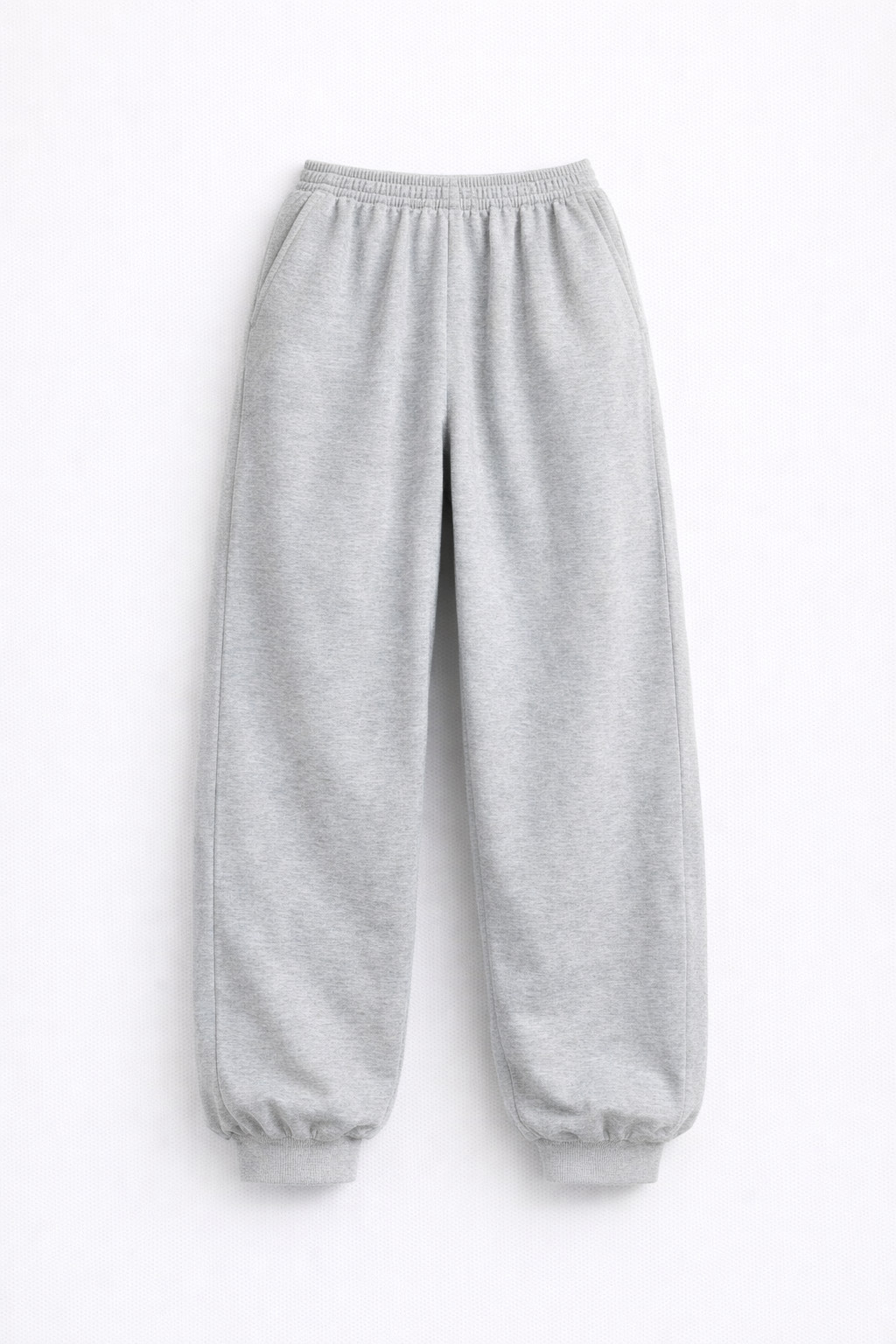 Barrel Leg Relaxed Joggers - Grey