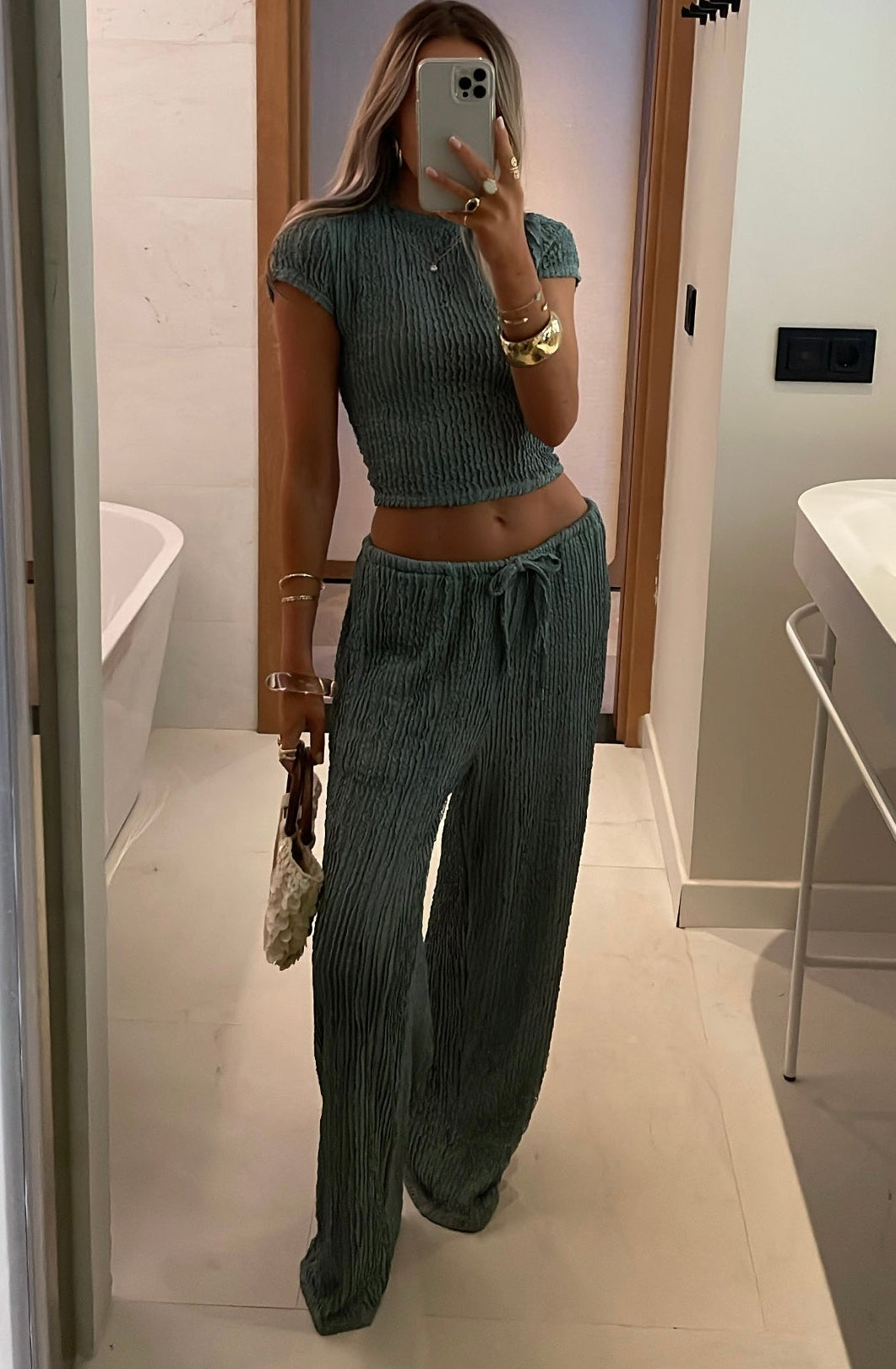 Soleil Trousers - Sage
