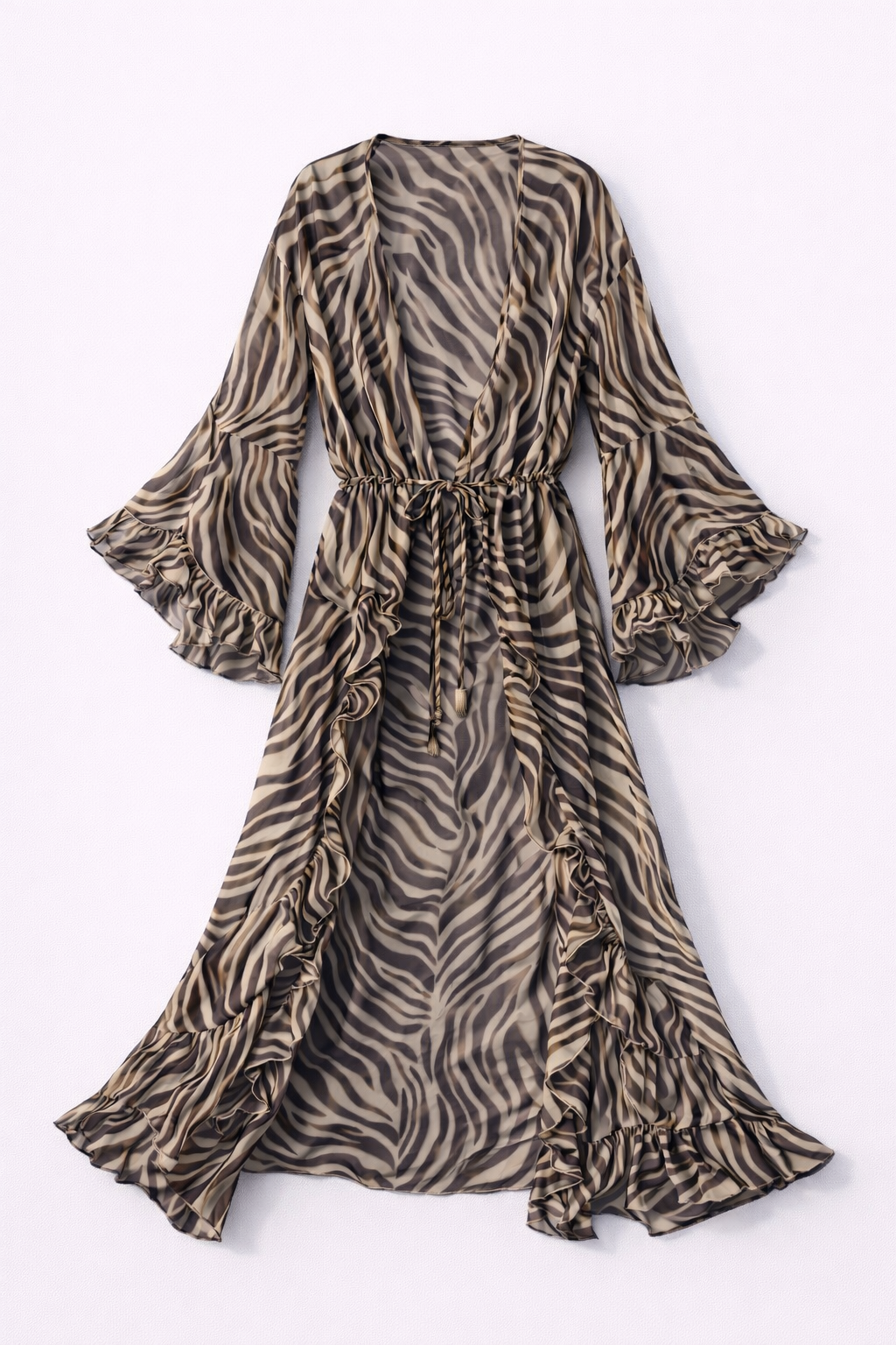 Cello Maxi Kimono/Shorts Co-Ord - Desert