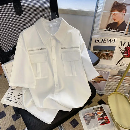 Working Short-sleeved Shirt Men's