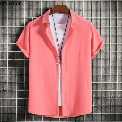 New Short Sleeve Shirts for Men Fashion