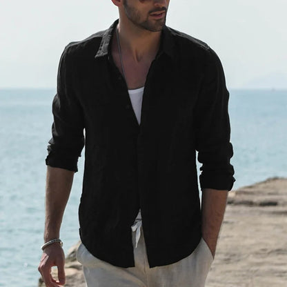 Men's Solid-Color Shirt