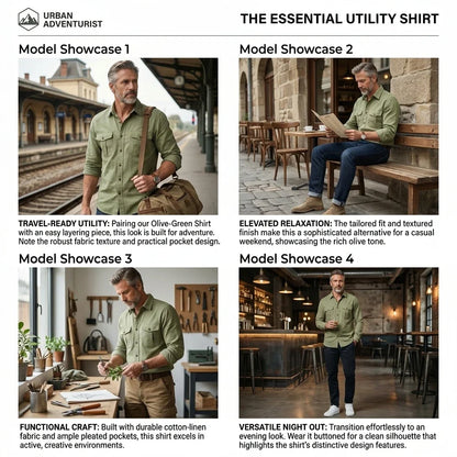 Comfortable Men's Long Sleeve Top Shirts