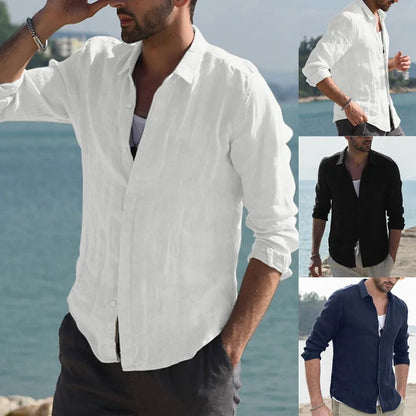 Men's Solid-Color Shirt
